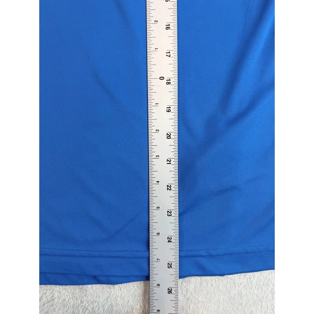 The North Face Mens Quarter Zip FlashDry Pullover Jacket Blue Large